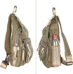 img 1 attached to Vanlison Backpacks: Versatile Shoulder Crossbody for Outdoor Adventures