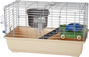 img 2 attached to 🐇 Optimized Small Animal Cage Habitat with Accessories by Amazon Basics