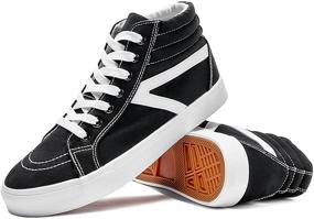 img 4 attached to FRACORA Canvas Sneakers Casual Fashion