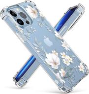 🌸 gviewin compatible shockproof protective magnolia case: ultimate protection with stylish magnolia design logo