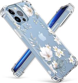 img 4 attached to 🌸 GVIEWIN Compatible Shockproof Protective Magnolia Case: Ultimate Protection with Stylish Magnolia Design