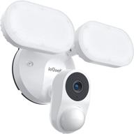 📷 фонарь-камера, iegeek 2k наружная камера безопасности с датчиком движения, встроенной сиреной, цветным ночным видением, двусторонним аудио, ip65 (релиз 2021 года) логотип