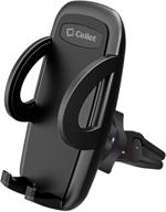 cellet car phone mount air vent holder for iphone 12 pro max mini 11 xr xs max x se 8 samsung note 20 ultra 20 10 galaxy s21 5g s21+ 5g s20 fe a21 a11 google pixel 4a logo