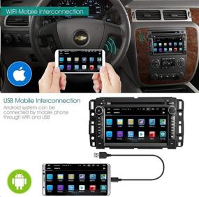 img 2 attached to 🚗 NVGOTEV Автомагнитола с DVD-проигрывателем - Android 10.0, 7-дюймовая головная устройство для GMC Chevy Silverado - двойной дин, Bluetooth, USB-порт, FM/AM-радио