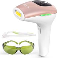 at-home ipl hair removal for women - upgraded to 999,000 flashes permanent painless hair remover - facial hair removal device for armpits legs arms bikini line logo