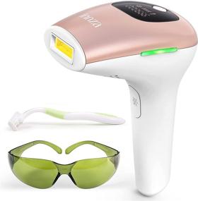 img 4 attached to At-Home IPL Hair Removal for Women - Upgraded to 999,000 Flashes Permanent Painless Hair Remover - Facial Hair Removal Device for Armpits Legs Arms Bikini Line