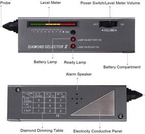 img 3 attached to 💎 Portable Tanice Diamond Tester: II Selector for Diamond, Gems, Crystal, Agate, Jade - Includes Carrying Case and 9V Battery