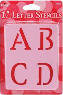 🎨 28924 old school plaid letter stencil value pack (1-1/2-inch): classic design for artistic creations logo