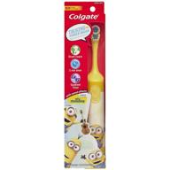 colgate kids interactive talking toothbrush, minions (colors vary): fun dental care for kids! logo