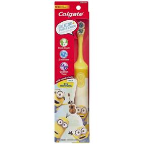 img 4 attached to Colgate Kids Interactive Talking Toothbrush, Minions (Colors Vary): Fun Dental Care for Kids!