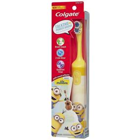 img 2 attached to Colgate Kids Interactive Talking Toothbrush, Minions (Colors Vary): Fun Dental Care for Kids!