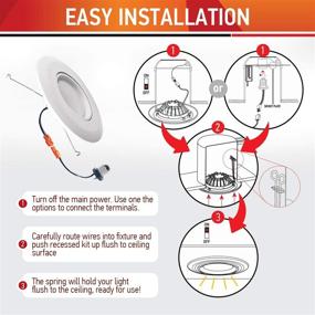 img 1 attached to 💡 Enhance Your Lighting with OSTWIN Directional Adjustable Downlight Replacement