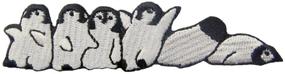 img 4 attached to 🐧 Cute Penguin Patch: Charming Embroidered Applique for Iron On or Sew On