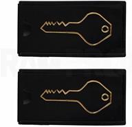 🔑 magnetic hide-a-key holder: ultra-strong magnet, 2 x 4 x ¾ inches - perfect key stashing solution logo