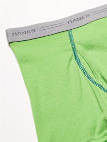 img 1 attached to Tagless Assorted Color Boxer Briefs for Boys by Hanes