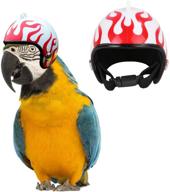 🐦 cooshou parrot helmet toy for chicks hens - bird hat costume for parakeets, cockatiels, conures, & lovebirds - ideal for birthday, halloween & christmas parties логотип