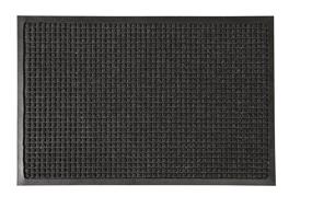 img 3 attached to 🏢 Protective Guardian WaterGuard Indoor/Outdoor Floor Mat, Rubber/Nylon, 2'x3', Charcoal - Superior Wiper Scraper for All Weather Conditions