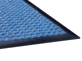 img 2 attached to 🏢 Protective Guardian WaterGuard Indoor/Outdoor Floor Mat, Rubber/Nylon, 2'x3', Charcoal - Superior Wiper Scraper for All Weather Conditions