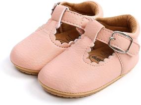 img 2 attached to CAKOPEN Anti Slip Toddler Walking Princess Girls' Shoes in Flats