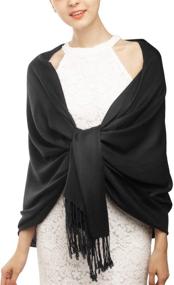 img 4 attached to 👰✨ FURTALK Cashmere Women's Wedding Evening Blanket Scarves & Wraps