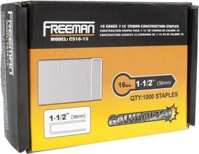 img 1 attached to Durable Freeman CS16 15 Galvanized Construction Staples for Solid Structures