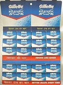 img 1 attached to Premium Pack of 100 Gillette 🔪 Wilkinson Sword Double Edge Safety Razor Blades