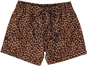 img 4 attached to Quick Dry Cow Print Boys Swim Trunks - Little Boys Cattle Skin Bathing Suit