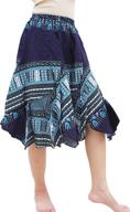 👚 raan pah muang girls' dashiki clothing with elastic waistband logo