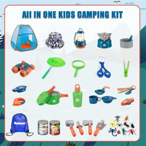img 3 attached to 🏕️ Meland Kids Camping Tent 42Pcs: A Fun-Loaded Adventure Set for Young Explorers!