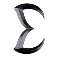 mazda supoo black sporty metal evil 'm' rear trunk badge decal emblem: glossy 3 5 6 - perfect stylish upgrade! logo