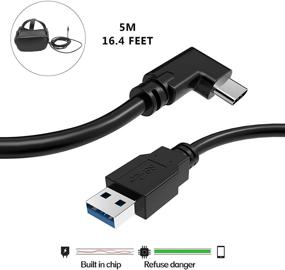 img 3 attached to 🔌 Unidanho Кабель для подключения USB: Улучшенный опыт виртуальной реальности с высокоскоростной передачей данных и быстрым зарядом для Oculus Quest Link (10FT)