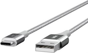 img 3 attached to Belkin MIXIT 4-Foot DuraTek USB-C To USB-A Cable (Silver)