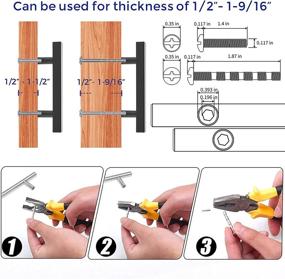 img 1 attached to 30-Pack of 6-Inch Square Cabinet Pulls, Matte Black Stainless Steel Kitchen Drawer Handles, 6” Length with 3-3/4” Hole Center