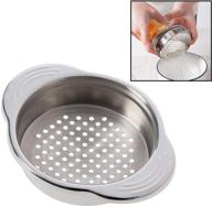 keissco stainless steel food can strainer sieve tuna press lid oil drainer remover with no-mess design - dishwasher safe logo