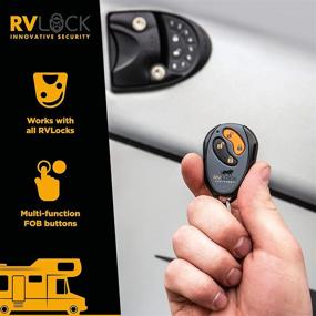 img 2 attached to RVLock Keyless Handles: Wireless Fob Transmitter with 4-Button RV Remote