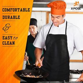 img 3 attached to 🔧 Heavy-Duty Vinyl Apron - Industrial-Grade Waterproof Material for Optimal Protection in Lab Work, Meat and Food Service Facilities - by Xpose Safety