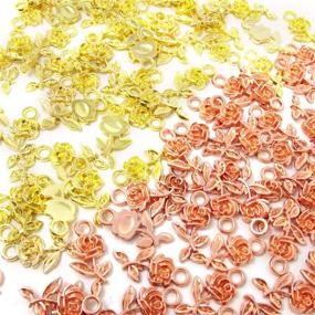 img 1 attached to Honbay 100PCS Charms Pendant Jewelry