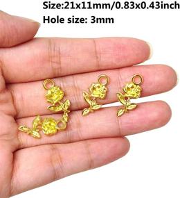 img 3 attached to Honbay 100PCS Charms Pendant Jewelry