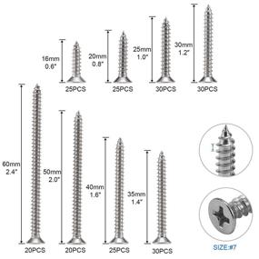 img 3 attached to 🔩 Durable Stainless Self Tapping Screws for Drywall and Furniture Applications