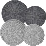 kitchen coasters - 9 inch potholders, trivets, and more logo