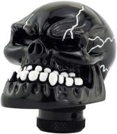 mavota black skull automatic manual gear shift knobs logo
