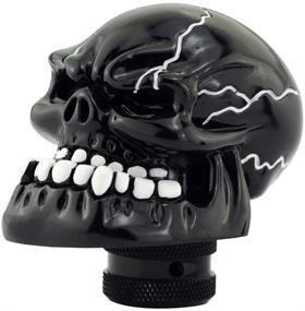 img 1 attached to Mavota Black Skull Automatic Manual Gear Shift Knobs