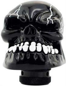 img 3 attached to Mavota Black Skull Automatic Manual Gear Shift Knobs