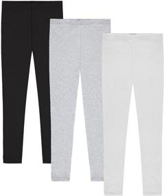 img 2 attached to 👧 Top-Rated Girls' Cotton Leggings: Must-Have Clothing for Trendy Girls at Popular Stores