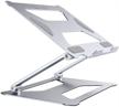 joisetech adjustable ergonomic laptop/tablet stand: foldable holder for ipad, macbook & more (silver) logo