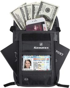 img 3 attached to 🔒 RFID Blocking Travel Wallet and Passport Holder - Enhanced Security Travel Accessories