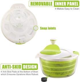 img 3 attached to Smile Kitchen Spinner Vegetables Dryer BPA