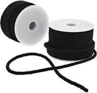 twisted cord trim black yards logo