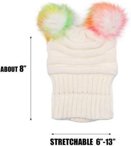 img 3 attached to BUTITNOW Multi Color Double Beanie Winter Outdoor Recreation
