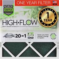 🏰 no toil castle one year furnace filter: ultra-efficient hvac filtration solution logo